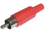 VTIKAČ CHINCH PVC RD