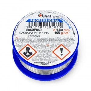 Cin 100g 1,50mm SN60PB40