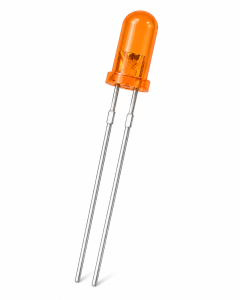 LED DIODA 3mm Oranžna