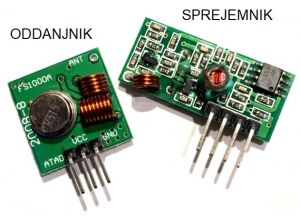RF 315 MHz Oddajnik-sprejemnik