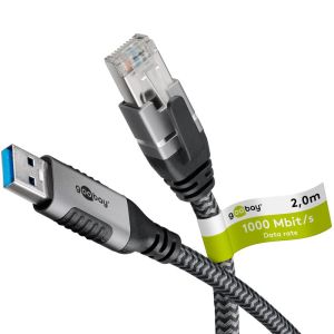 Adapter USB 3.0 → RJ45 Gigabit Ethernet 2m