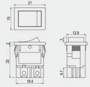 STIKALO STK C-3 (0-1) RDEČE