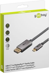 Kabel USB-C → DisplayPort 8K 60 Hz 2 m