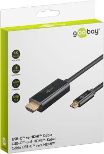 Kabel USB-C → HDMI 4K 60 Hz 3 m